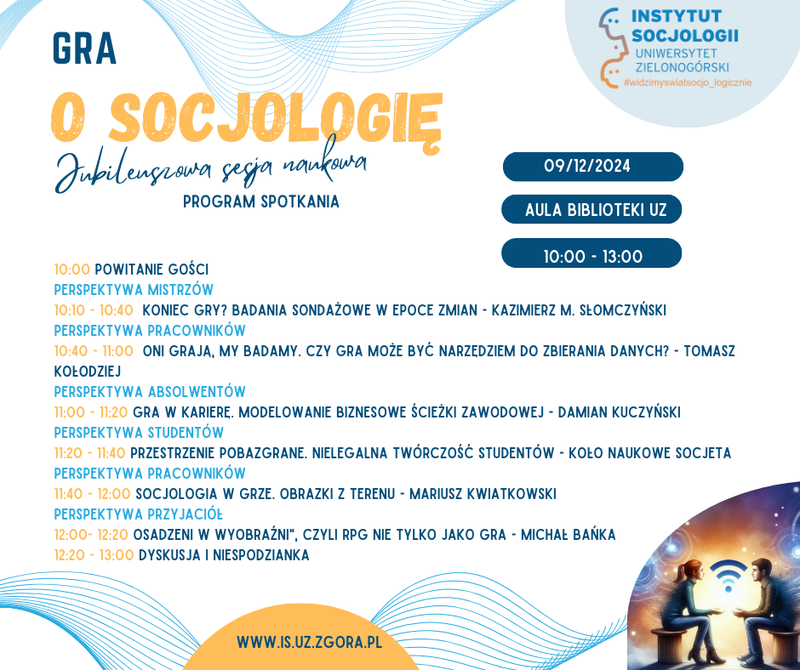 Jubileuszowa sesja naukowa Instytutu Socjologii